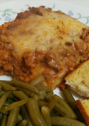 A picture of Meaty Lasagna.