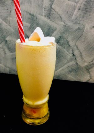 A picture of Jello mallow shake.