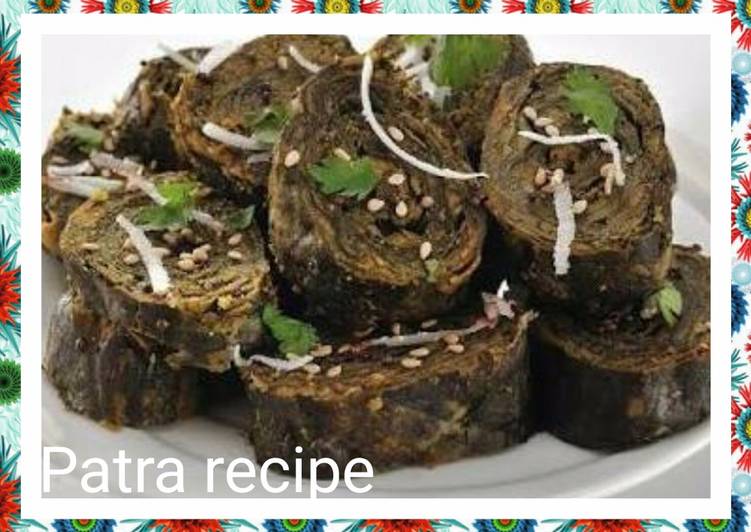 Steps to Prepare Super Quick Homemade Patra it&#39;s Gujarati recipe