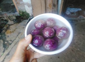 Hình của món Chè bột lọc khoai lang tím.