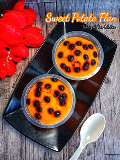 Foto resep Sweet Potato Flan (Pudding Ubi ala NC)