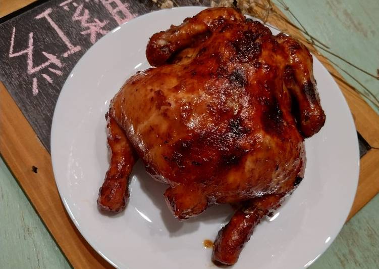 Cara Gampang meracik 103. Ayam Panggang Merah ala Hongkong, Bisa Manjain Lidah