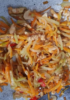 Foto resep Tumis labu siam wortel