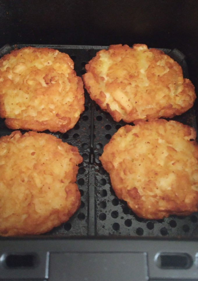 Una foto de Mini tortitas de patatas en Freidora de Aire