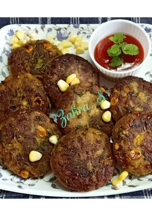 A picture of Corn patties.