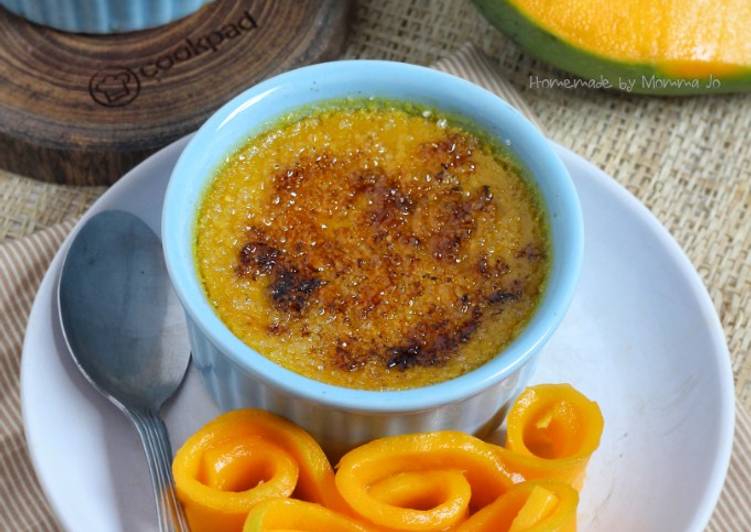 Cara Gampang Membuat Mango Crème Brûlée, Bikin Ngiler