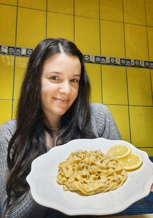 O poză a rețetei Creamy lemon pasta 🍋.