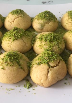 صورة لوصفة شيكر بارة التركية محشية بالفستق الحلبي