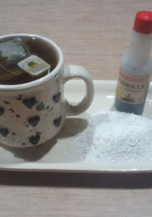 Una foto de Té de coco y vainilla