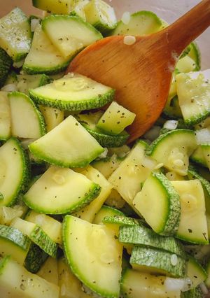 Una foto de Ensalada de calabacitas