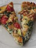 Spinat-Feta-Quiche