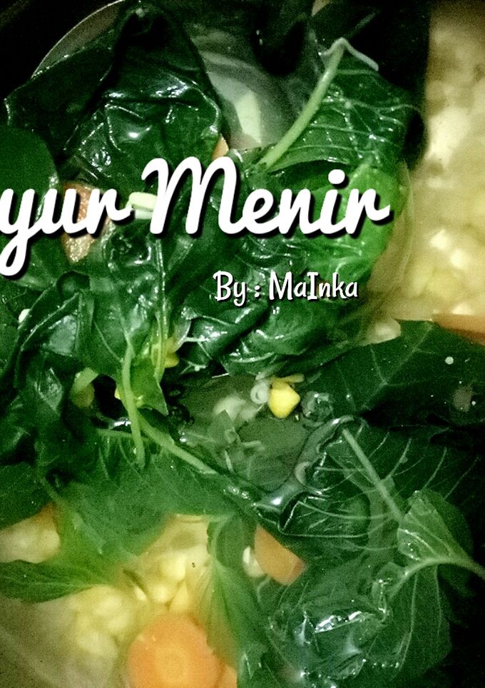 Foto resep Sayur Menir (Bening)