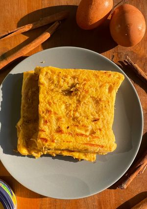 Foto resep Banana French Toast / Roti Panggang Pisang Susu, Sarapan Simpel