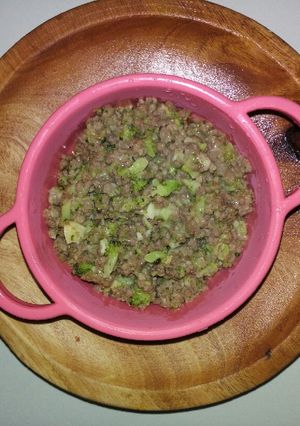 Foto resep Tumis Brokoli Daging Cincang (mpasi 7+)
