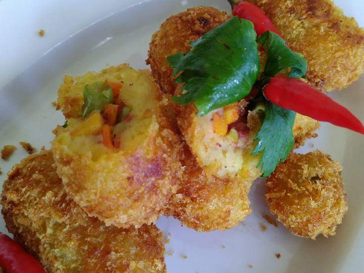 Resep Kroket Kentang simple isi Sayur Kornet, Enak Banget