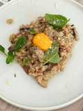 Risotto de Cogumelos com Gema de Ovo