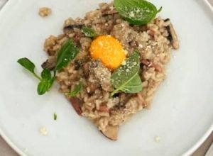 Foto de Risotto de Cogumelos com Gema de Ovo