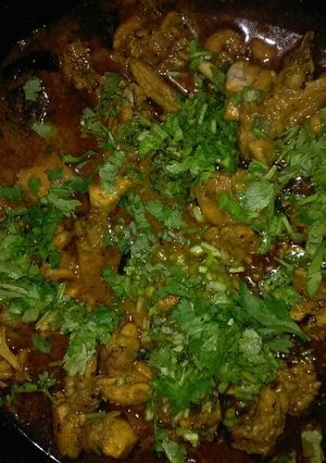 A picture of Chicken curry.