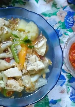 Foto resep Sop ayam + sambel