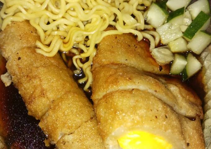 Bagaimana Menyiapkan Pempek DOS tanpa ikan yang Enak Banget