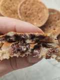 Mini pancake farciti al cioccolato fondente