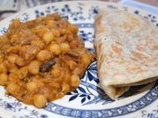 A picture of spice chole