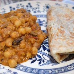 A picture of Amritsari chole.