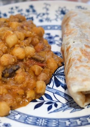 A picture of Amritsari chole.