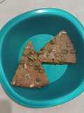 Brownis pisang matcha teflon