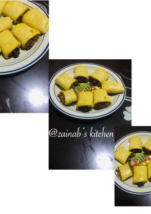 A picture of Baked Fish roll.