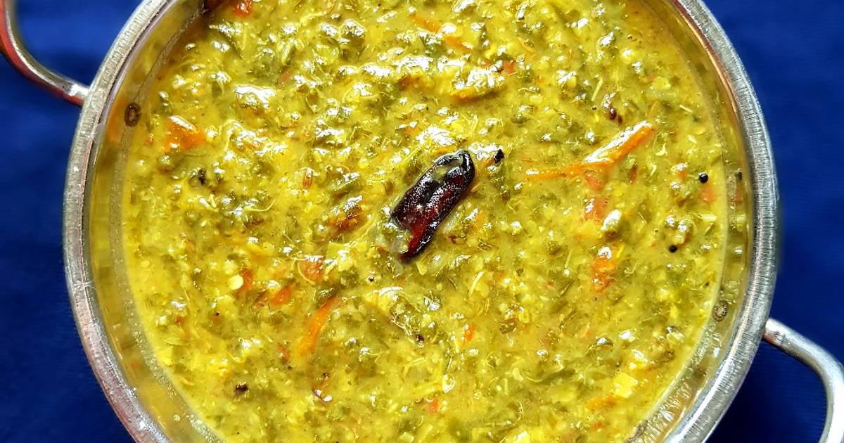 Spinach Dal Curry/Siru Keerai Masiyal Recipe by Maria Emmanuel Cookpad