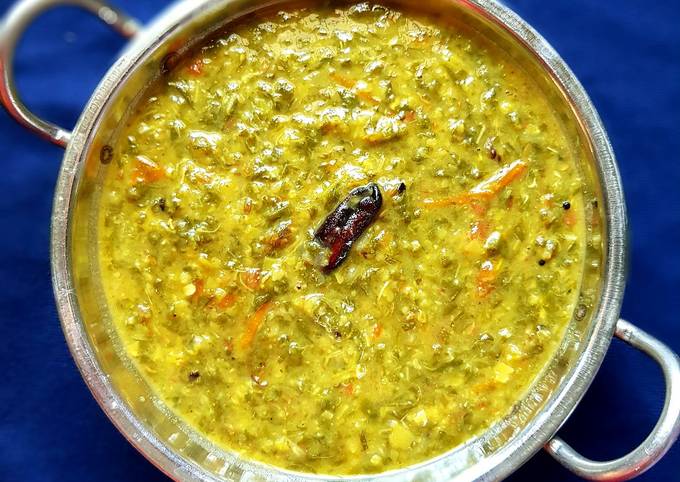 Spinach Dal Curry/Siru Keerai Masiyal