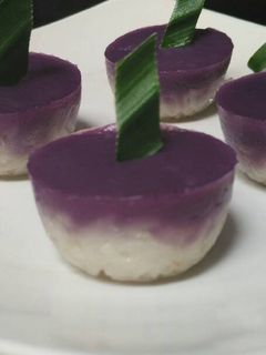 Foto resep Kue Talam Pulut Ubi Ungu