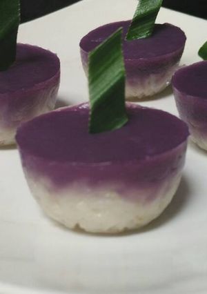 Foto resep Kue Talam Pulut Ubi Ungu