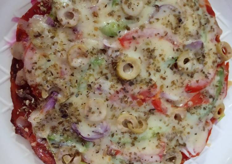 Recipe of Any-night-of-the-week Rava (Semolina) Pizza