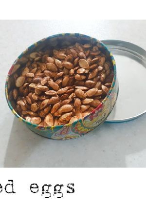 عکسی از دستور تخمه بوداده