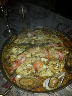 A picture of Seafood Paella.