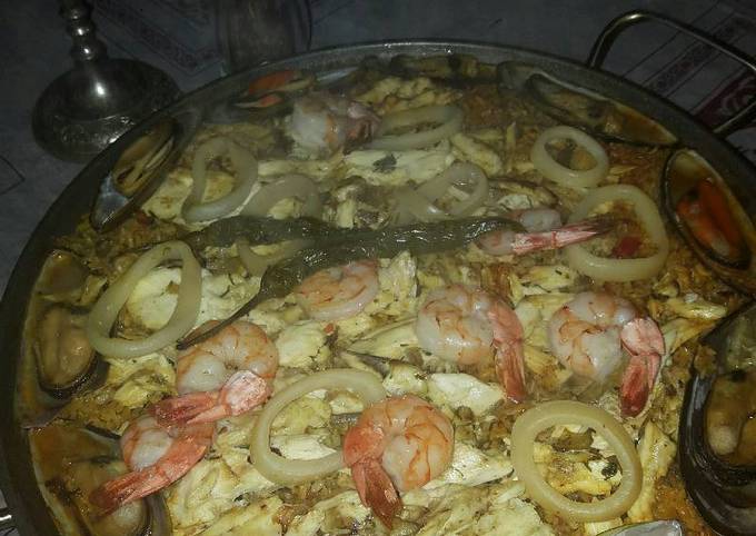 Seafood Paella