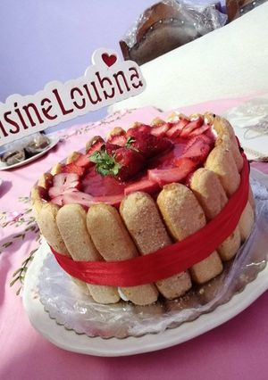 صورة لوصفة شارلوت الفراولة
