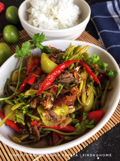 Foto resep Tumis Cue Bunga Pepaya