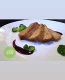 Cerdo con salsa berry ginger & papelón