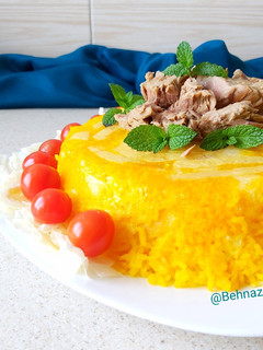 عکسی از دستور کته و تن ماهی