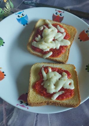Foto di Pizza toast in friggitrice ad aria