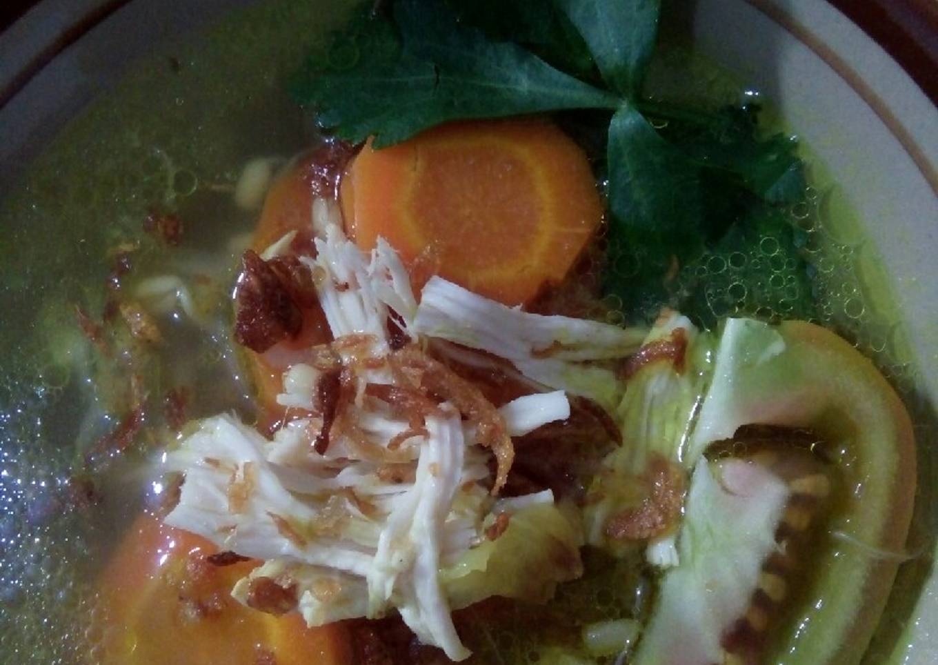 Soto ayam enak mudah dibuat