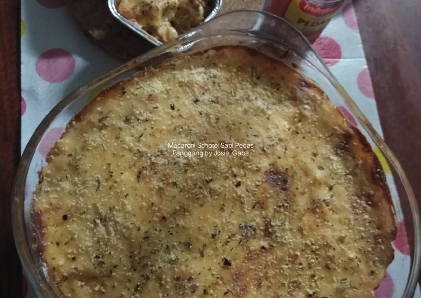 Macaroni Schotel Sapi Pedas Panggang 👌😊😋