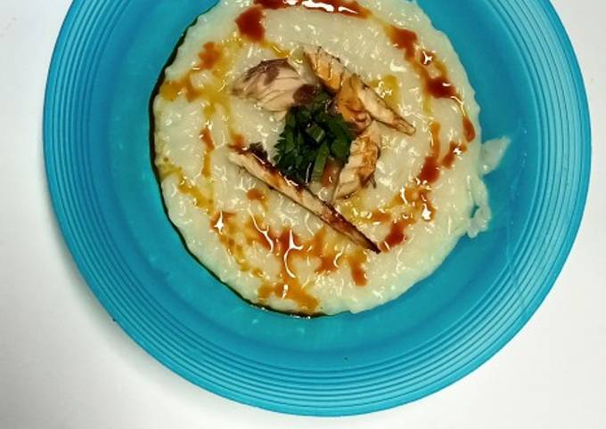 Cara bikin Bubur Suro Gomilk Toping Pindang Cara bikin Bubur Suro Gomilk Toping Pindang