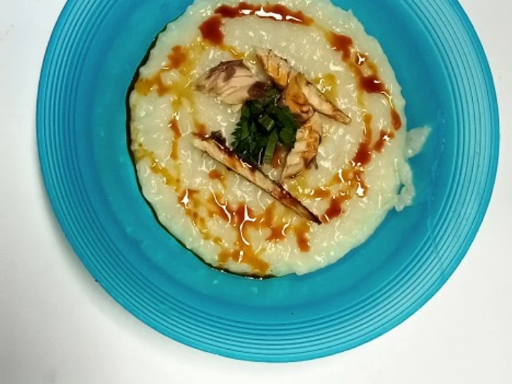 Cara Mudah Membikin Resep Bubur Suro Gomilk Toping Pindang yang Lezat Sekali Anti Ribet, Bisa Manjain Lidah