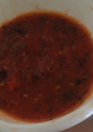 পোড়া টমেটোর ঝাল চাটনি (pora tomator jhal chutney) রেসিপির প্রধান ছবি