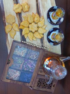 عکسی از دستور نان چای قزوین با روغن مایع و فر دستساز 🌸