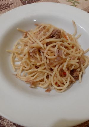 Foto resep Spagethi Tuna
